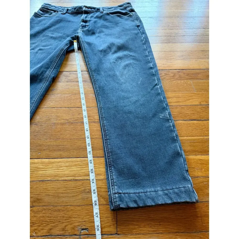 WEATHERPROOF VINTAGE 'Vintage Regular' Distressed Fleece Lined Jeans Mens sz 38
